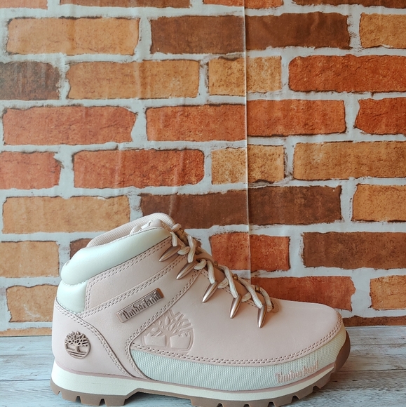 NEW Timberland Euro Sprint Mid Hiker Light Pink - Picture 1 of 8